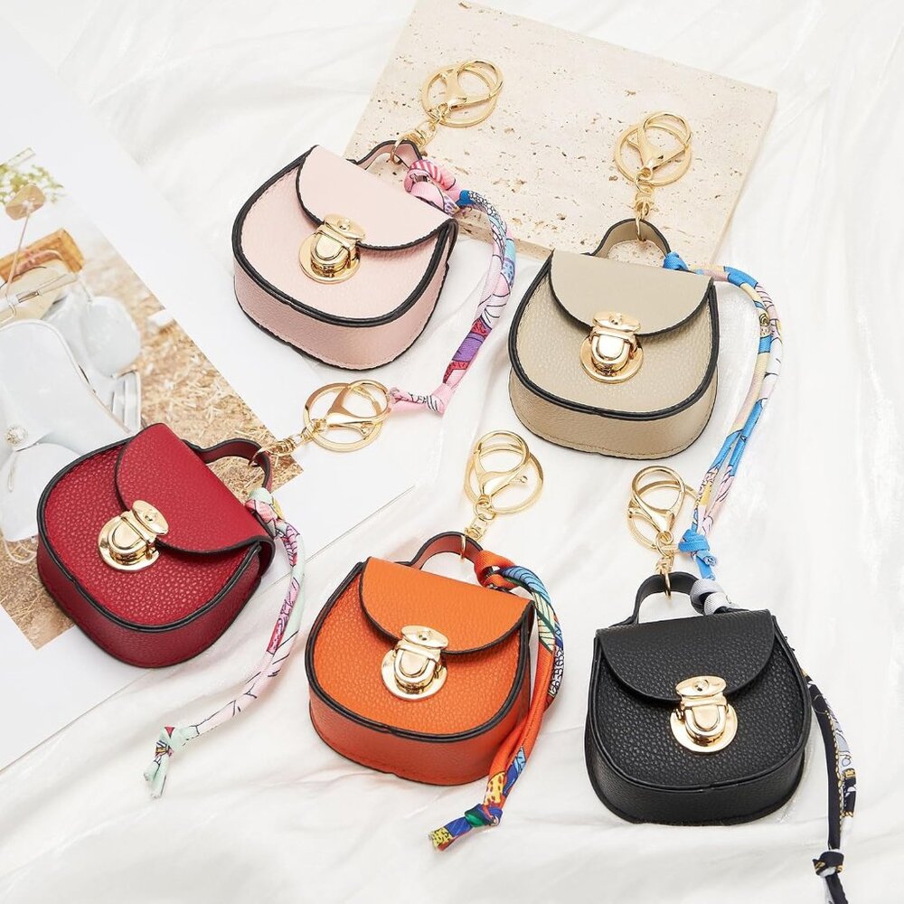 Multi-Functional Mini Backpack Keychain In Red - … - image 5